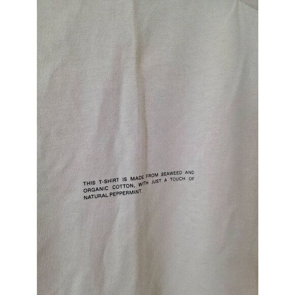 PANGAIA Archive Organic Cotton Cropped Shoulder T-Shirt M - Picture 6 of 8